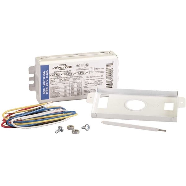 13-Watt 1 or 2-Lamp CFL Rapid Start Electronic Fluorescent Replacement Ballast